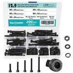200 Pcs 30MM 35MM 40MM 45MM 50MM, Hex Socket Head Cap Screws Bolts Washe.... Fixed Price $21.74.
