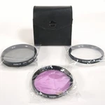 Zeikos 55MM Lens Set Of 3 Uv, Cpl And Fld With Case Made In Japan. Fixed Price $9.95.
