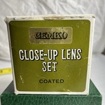 Gemko 58MM +1, +2, +3 Filter Macro Close-up Coated Lens Set New In Box With Case. Fixed Price $12.99.