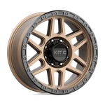 17X9 Kmc KM544 Mesa 8X6.5 18MM Matte Bronze W/ Black Lip. Fixed Price $370.00.