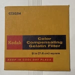 Kodak CC025M Color Compensating Gelatin Filter 3 Square New Sealed. Fixed Price $16.90.
