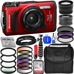 Om System Tough TG-7 Digital Camera (red) V110030RU000 12PC Accessory Bundle. Fixed Price $523.99.