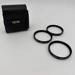 Hoya 49MM Close-up Lit Macro Lenses +1 2 & W/ Pouch Vintage. Fixed Price $12.00.