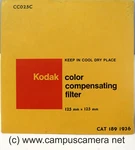 Kodak CC025C Cyan Color Compensating Wratten Filter X 125MM (5") 1891036. Fixed Price $19.00.