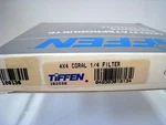 Tiffen X 4" - Coral Solid Color Filter 1/4 Density. Fixed Price $225.00.