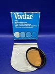 Vivitar 49MM Lens Filter Vmc Multi Coated 85A Orange Color Enhancing W/case. Fixed Price $6.99.