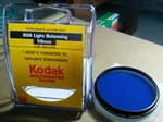 Kodak No 80A Light Balancing 58MM Filter Lens Cat 8643470. Fixed Price $8.00.
