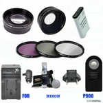 Fisheye Lens + Telephoto EN-EL23 Macro Remote For Nikon Coolpix P900. Fixed Price $178.95.