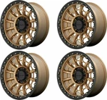 Set Kmc KM547 Carnage 17X9 6X5.5 Matte Bronze With Black Lip Wheels 17" 0MM. Fixed Price $1480.00.