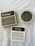 Vintage Vivitar 58MM Nd 0.6 4X Neutral Density Filter With Original Box. Fixed Price $5.95.