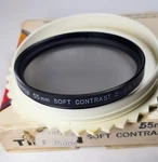 Tiffen Soft Contrast #2 Glass Lens Filter E-55 Usa. Fixed Price $29.99.