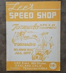 Original Vintage Lee's Speed Shop Catalog 1951 Hot Rod Racing Flathead Ford Old. Fixed Price $249.99.