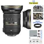 Wide Angle Macro Lens For Nikon Af-s Dx Nikkor 18-200MM F/3.5-5.6G Ed Vr Ii. Fixed Price $126.74.