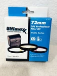 Brand New Ultimaxx 72MM 3PC Professional Filter Kit Uv Cpl Fl-d W/ Case. Fixed Price $19.99.