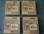 (4) Vintage Cokin Color Back Filters Yellow 193, Orange 191, Mauve 190, Blue 192. Fixed Price $59.99.