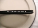 Gobe 77MM Circular Polarizing Filter (cpl) 3 Peak. Fixed Price $75.00.