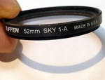 Tiffen 52MM Skylight 1-A Glass Lens Filter SKY-1A Made In Usa. Fixed Price $11.37.