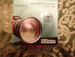 Merkury Optics 3-PIECE 52MM High Resolution Filter Set New. Fixed Price $35.00.