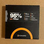 Chiaro 95% 72MM Filter (95-UVAT72) --- New. Fixed Price $9.00.