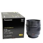 New Panasonic Leica Dg Summilux 12MM F/1.4 Asph. Lens H-X012. Fixed Price $896.56.