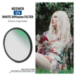 Neewer Soft White Diffusion 1/4 Filter 72MM Closeout. Fixed Price $10.99.