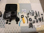 Gopro Hero 5 Black Edition Action Camera With Bag And Accessory Kit. Fixed Price $95.00.