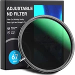 Artman 67MM Variable Filter ND2-ND400 Neutral Density Camera Lens 1-9. Fixed Price $44.99.