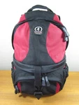 Tamrac Combo Camera Bag & Backpack With Sas Strap System, Black Red. Fixed Price $24.99.