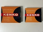 Kenko Black & White Optical Filters 49.0S 55.0S YA3 - With Box. Fixed Price $24.99.