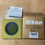 Nikon Circular Polarizer Slr Polarizing Filter 62MM W/box Case Threaded Hobby. Fixed Price $38.30.