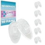 15MM Med Length / 6MM Normal Width- Push-in Tear Drop Silicone Nose Pads For .... Fixed Price $16.12.