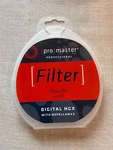 Promaster Professional Digital Hgx 77MM Uv Filter. Fixed Price $55.00.