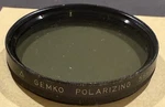 Vintage Gemko 55MM Polarizing Camera Lens Filter Made Japan. Fixed Price $6.40.