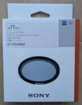 Sony Circular Polarizing Filter VF-77CPAM2 77MM / New Carl Zeiss. Fixed Price $135.00.