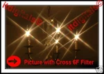 49MM Vari-cross 6F Lens Filter 6PT Light Effects Variocross Screen Asian Round. Fixed Price $12.99.