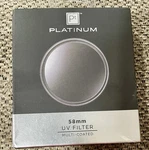 Platinum Series 58MM Lens Filter Model PT-MCUVF58 Multi-coated. Fixed Price $11.50.