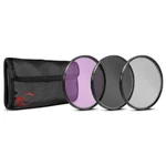 Vivitar 3 Pc Filter Kit 55MM. Fixed Price $11.99.