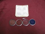 Vtg Lot Of Kenko + Case - All 32MM LBW4, LBW2, Uv, LBC8 Camer Lenses. Fixed Price $39.99.