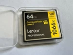 1PCS 64GB Lexar Pro Udma 1000X Compactflash For Cf Dslr Nikon Canon Cameras. Fixed Price $38.99.