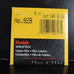 Kodak Light Blue Color + 300 Kelvin Cooler 75X75MM Gelatin Filter No. 82B O41251. Fixed Price $9.72.