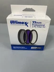 Ultimaxx 77MM Professional 3 Pc Filter Kit UM-FK77 Studio Series W/ Case New. Fixed Price $17.95.