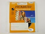 New Promaster 72MM 7223 Circular Polarizing Standard Lens Filter. Fixed Price $18.75.
