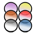 58MM Graduated Color Multicoated Six Piece Filter Set With Fold-up-general Brand. Fixed Price $19.95.