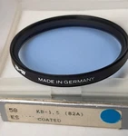 B+w 58MM 82A Kb 1.5 Blue Color Conversion Glass Lens Filter 58-ES New Old Stock. Fixed Price $24.99.