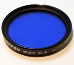 Tiffen 49MM 80A Filter Blue Color Cooling Madein Usa. Fixed Price $16.13.