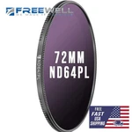 New Freewell 72MM ND64/PL (6 F-stops) Magnetic Quick Swap Camera Filter. Fixed Price $54.99.