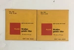 Lot Of 2 Kodak Wratten Gelatin Filter 75MM X No N.d. 0.50 149 6355. Fixed Price $17.95.