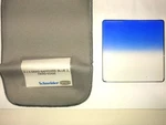 4 X Schneider Optics Grad Sapphire Blue 2 Hard Edge Filter - Good Condition. Fixed Price $200.00.