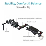 Filmcity FC-02 Dslr Camera Cage Shoulder Rig Kit With MB-600 Matte Box. Fixed Price $175.00.