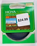 Hoya 55MM Circular Polarizer Cpl Glass Lens Filter Pl-cir Polarizing E55 E-55. Fixed Price $14.99.